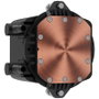 Hiditec LQ240 Sistema de Refrigeración Líquida con 2 Ventiladores ARGB 120mm PWM Control FDB Base Cobre y Tubos Teflón Negro